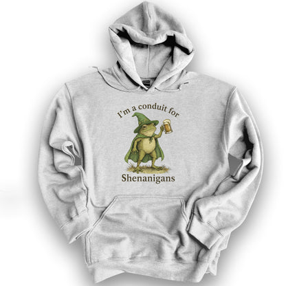 Frog Shenanigans Conduit Hoodie - Ash