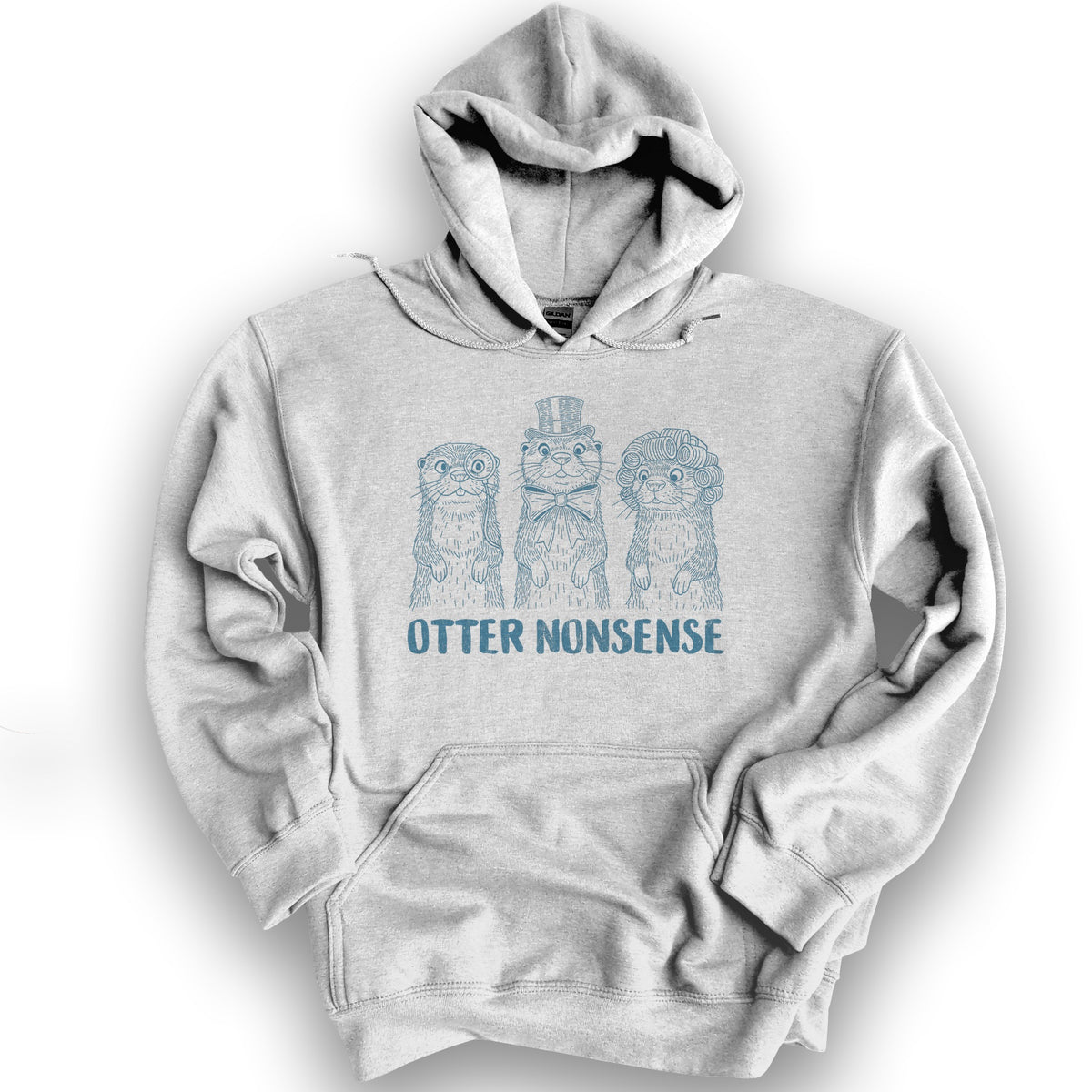 Otter Nonsense Hoodie - Ash