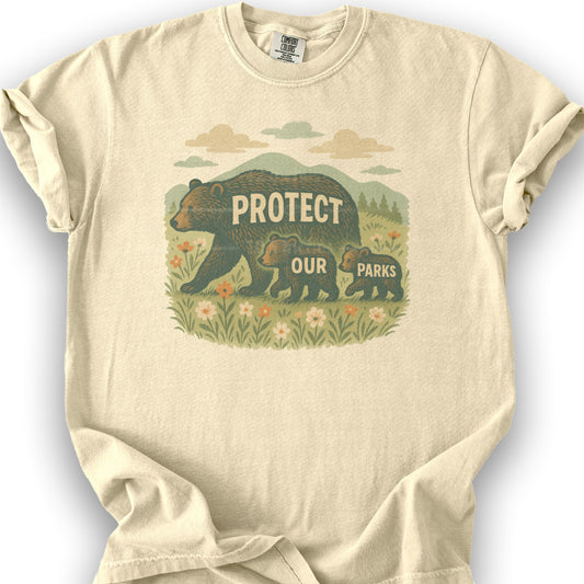 Protect Our Parks "Painted Bears" T-Shirt - Banana