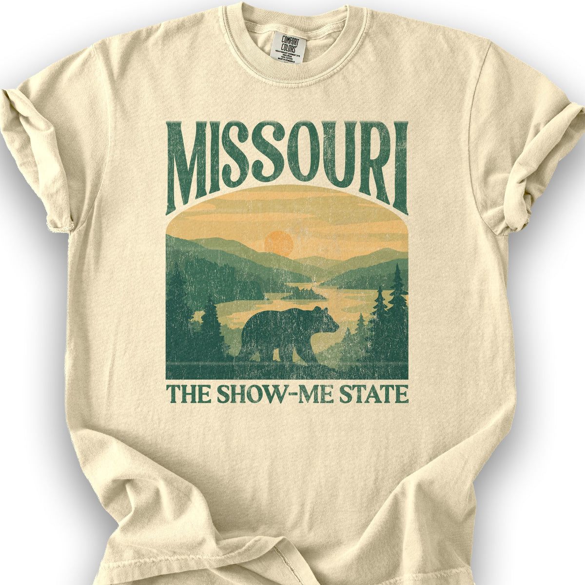 Missouri "Big and Bold" T-Shirt - Banana