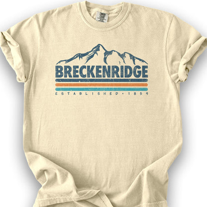 Breckenridge Retro Stripe T-Shirt - Banana