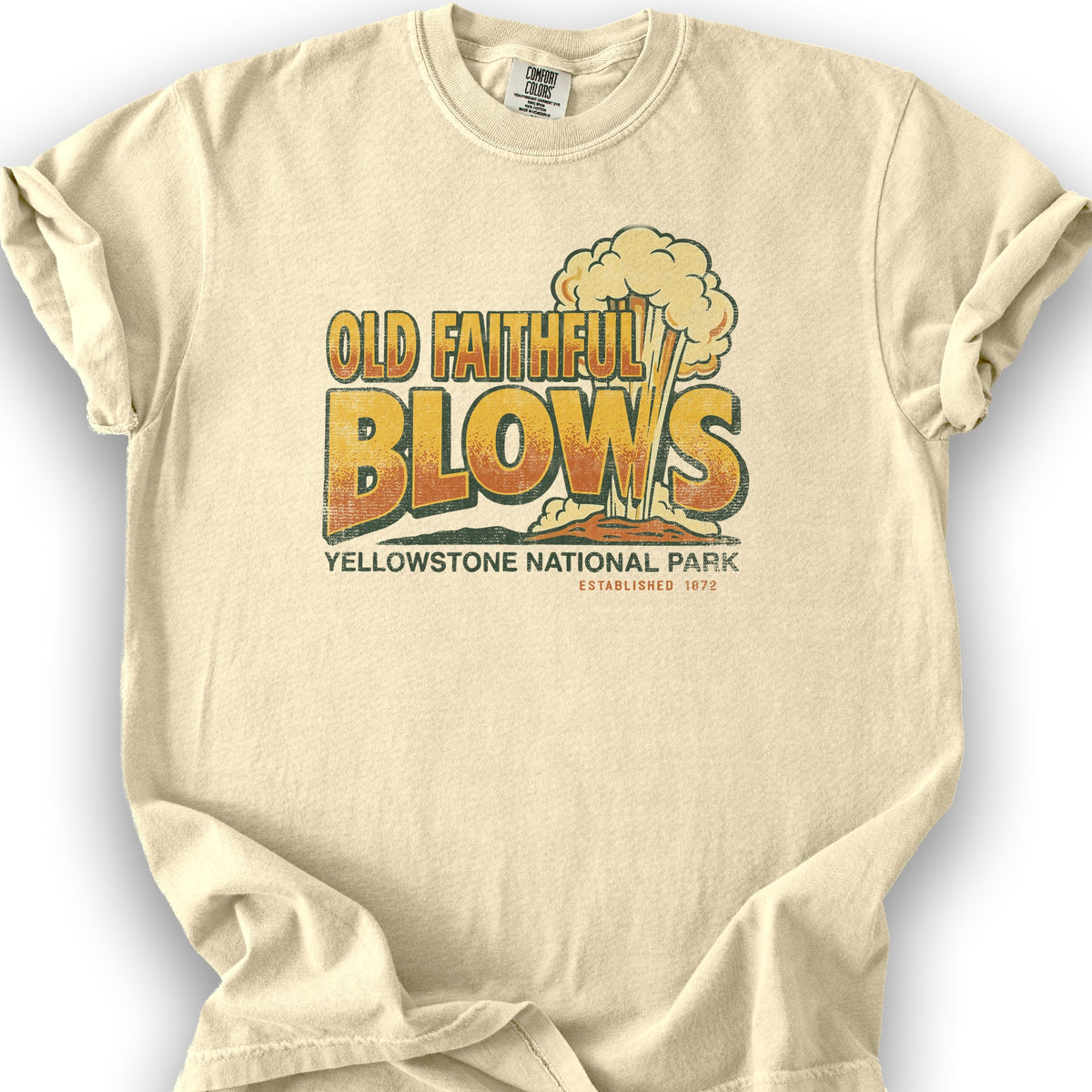 Old Faithful Blows T-Shirt - Banana