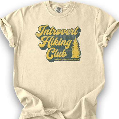 Introvert Hiking Club T-Shirt - Banana
