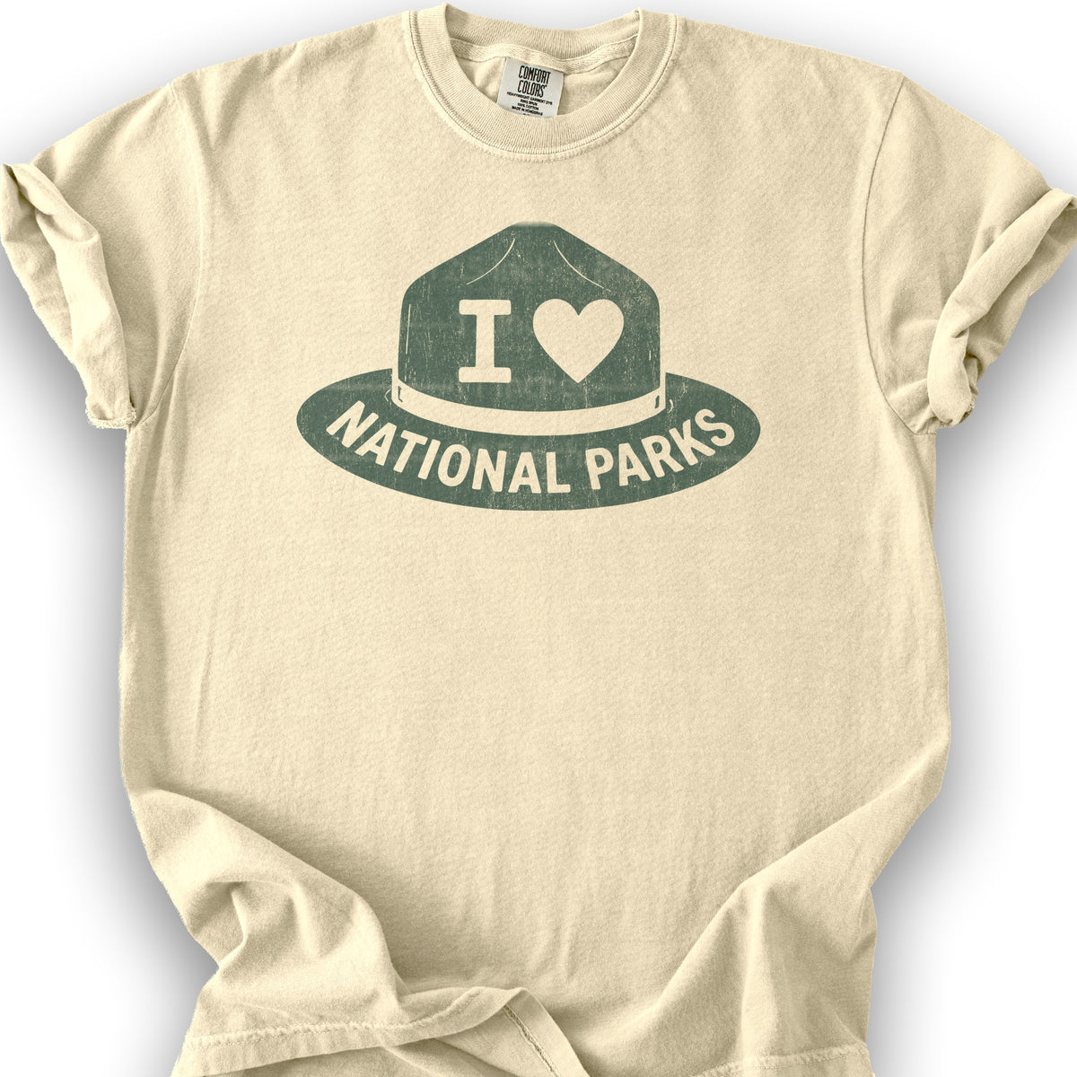 Parks Ranger Hat T-Shirt - Banana