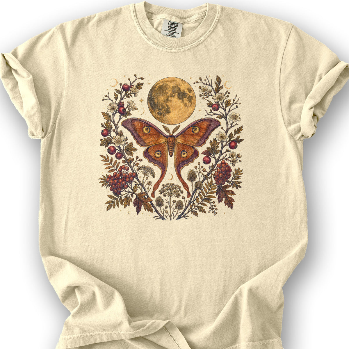 Harvest Moon Moth T-Shirt - Banana