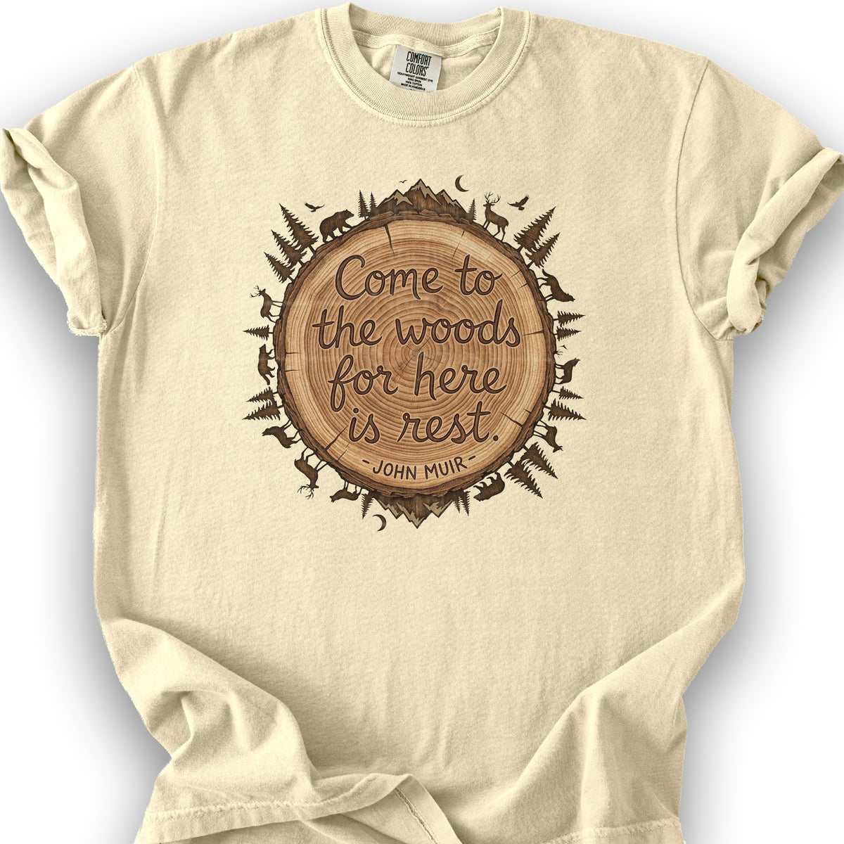 John Muir Woods T-Shirt - Banana