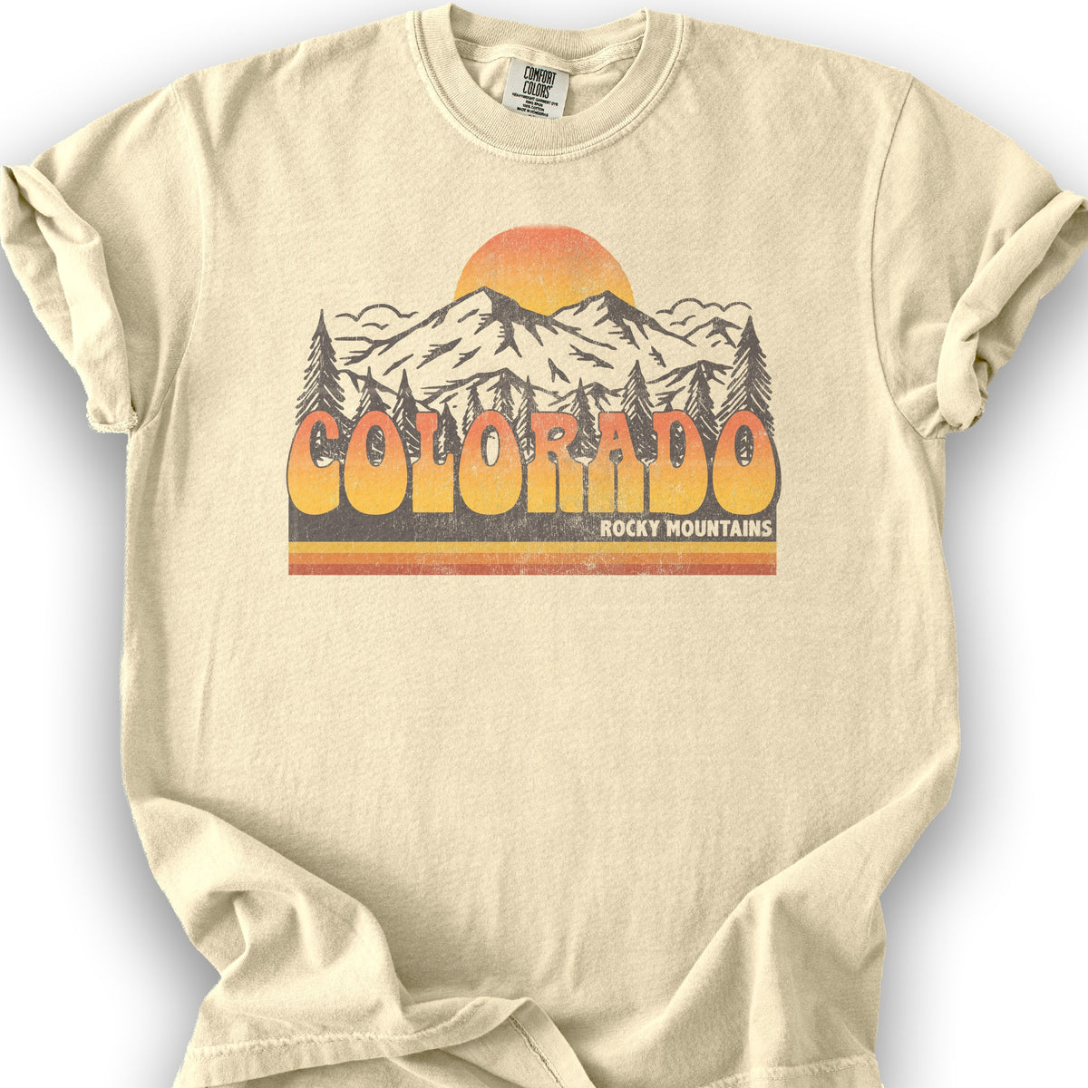 Colorado Rocky Mountains Groovy Vibes 1717 - Banana