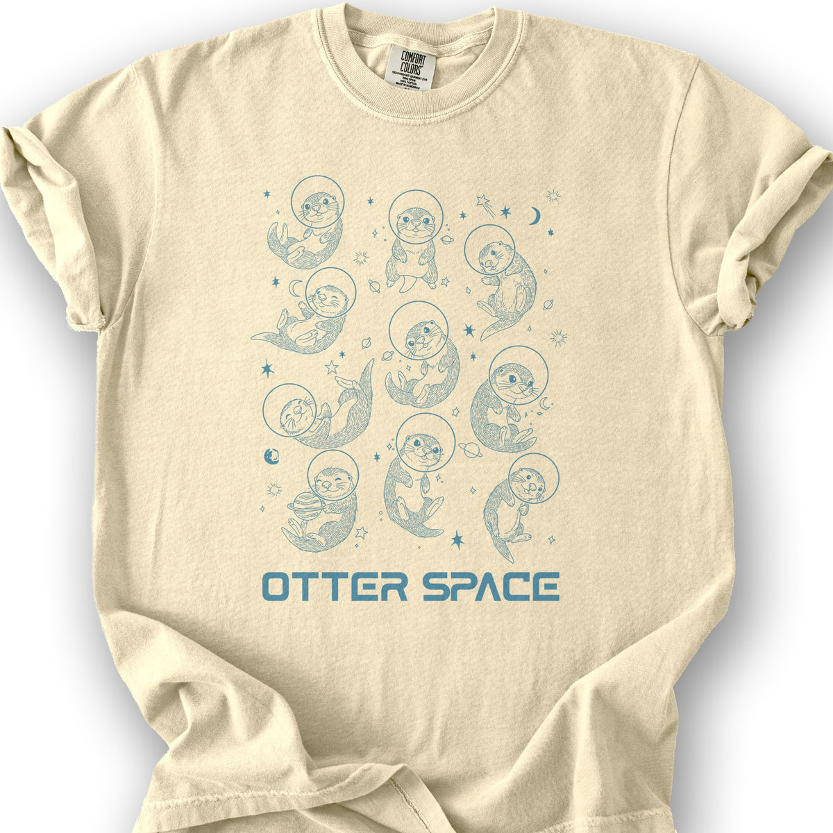 Otter Space T-shirt - Banana