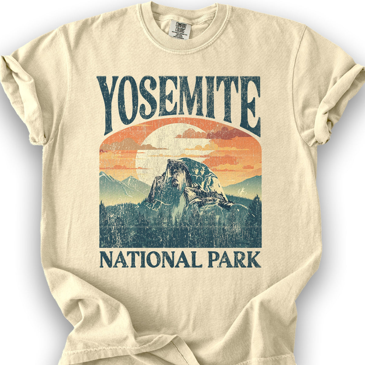 Yosemite National Park "Big and Bold" T-Shirt - Banana