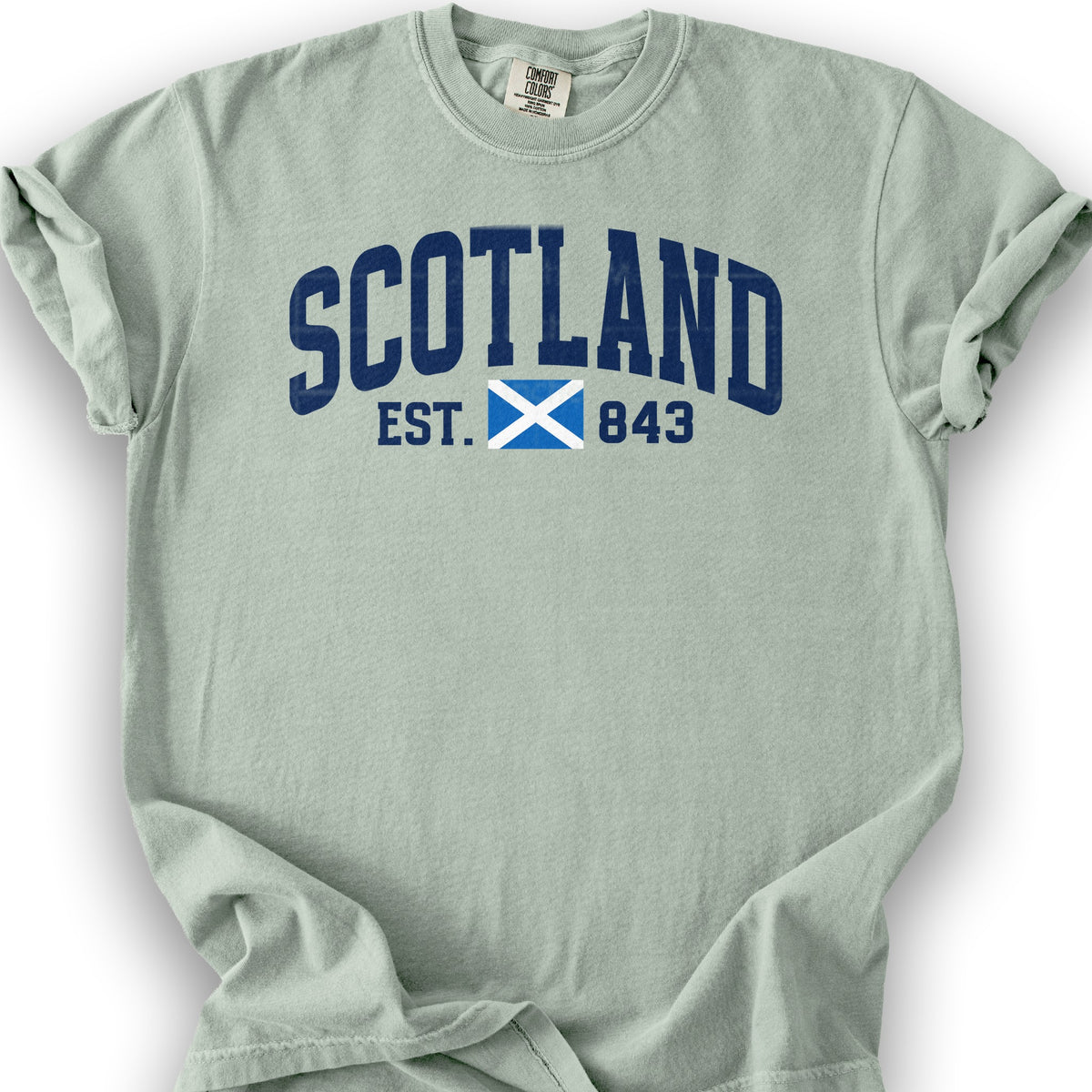 Scotland Varsity Flag T-Shirt - Bay