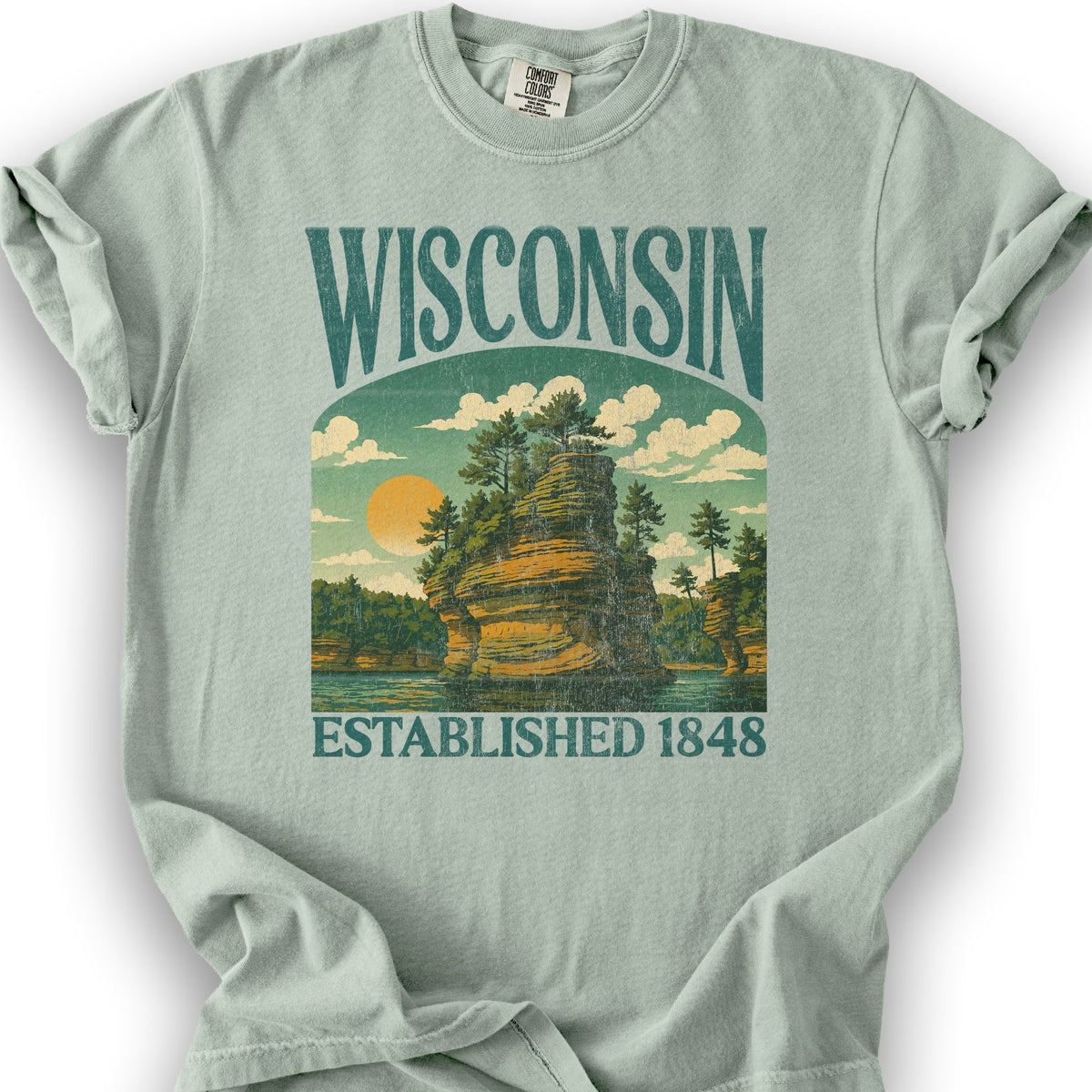 Wisconsin "Big & Bold" T-Shirt - Bay