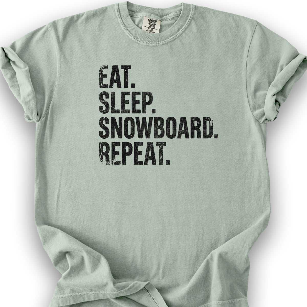 Eat Sleep Snowboard T-shirt - Bay