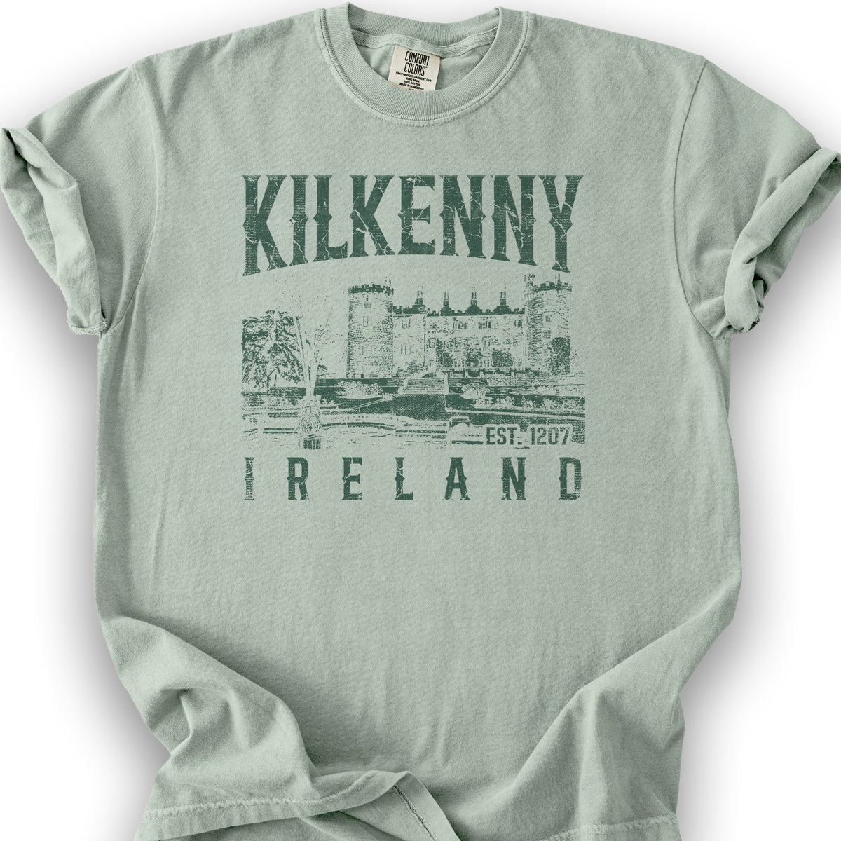 Kilkenny Ireland Vintage Print T-Shirt - Bay