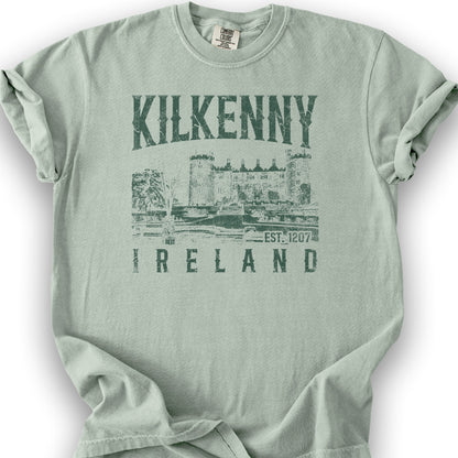 Kilkenny Ireland Vintage Print T-Shirt - Bay