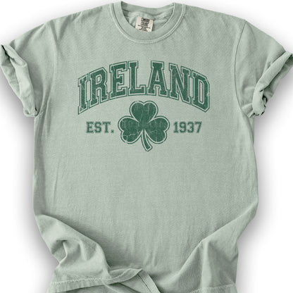 Ireland Vintage Varsity T-shirt - Bay
