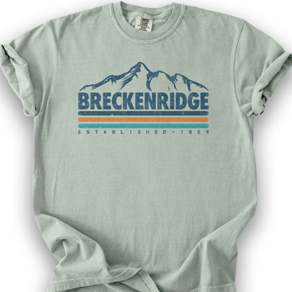 Breckenridge Retro Stripe T-Shirt - Bay