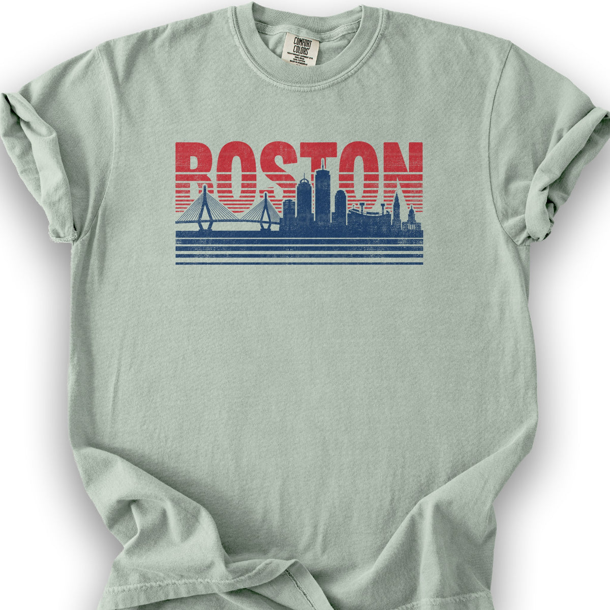 Boston Skyline T-Shirt - Bay