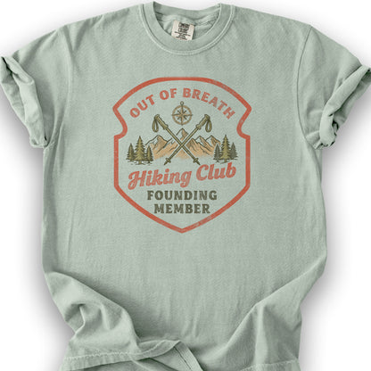 Out of Breath Hiking Club T-Shirt - Bay