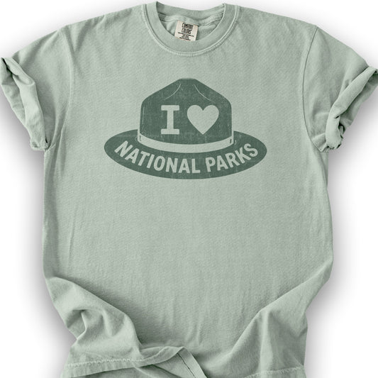 Parks Ranger Hat T-Shirt - Bay