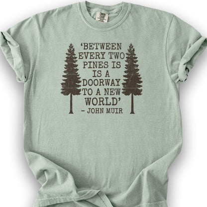 Between Two Pines T-Shirt - Bay
