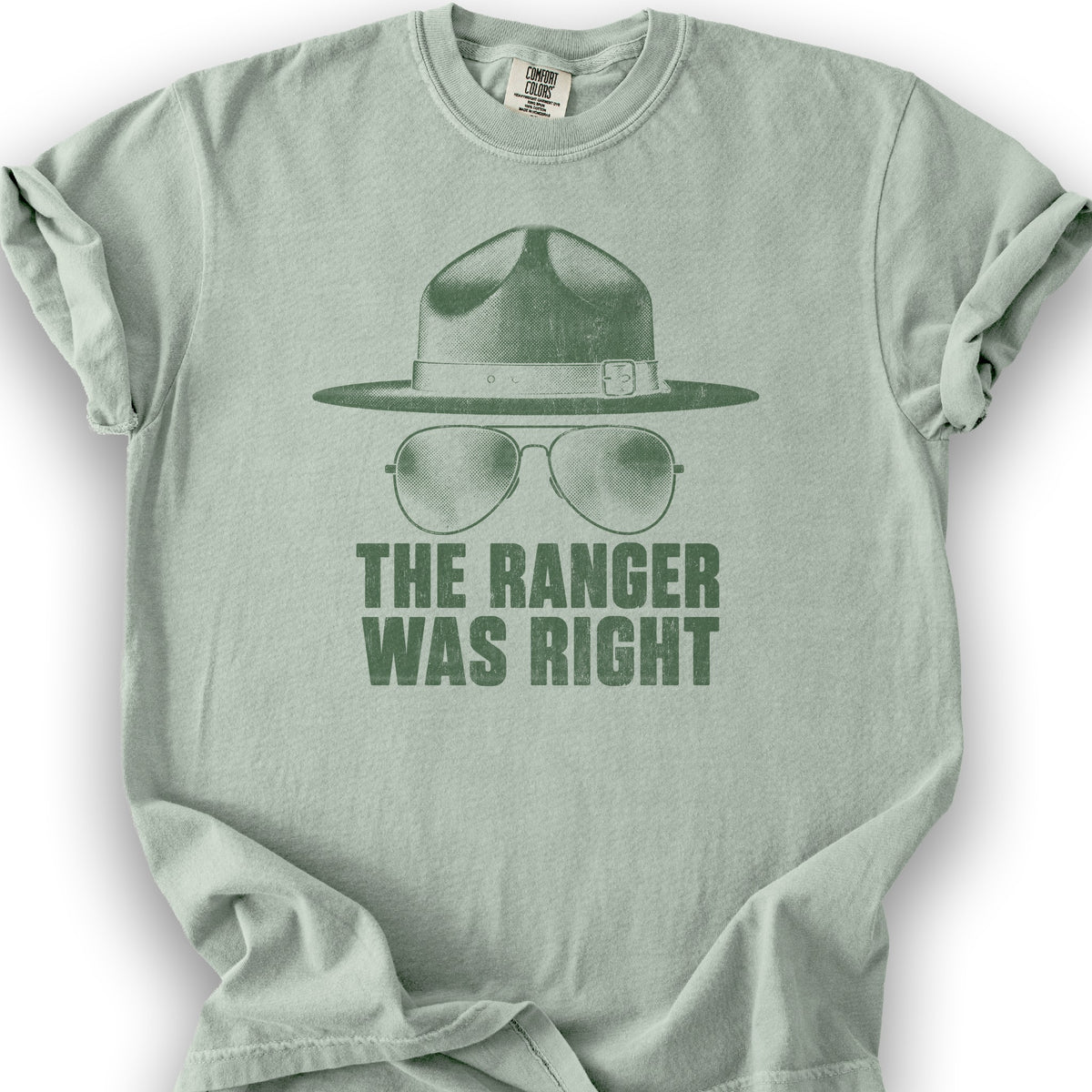 Ranger Was Right Halftone T-Shirt - Bay