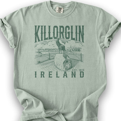Killorglin Ireland Sketch T-Shirt - Bay