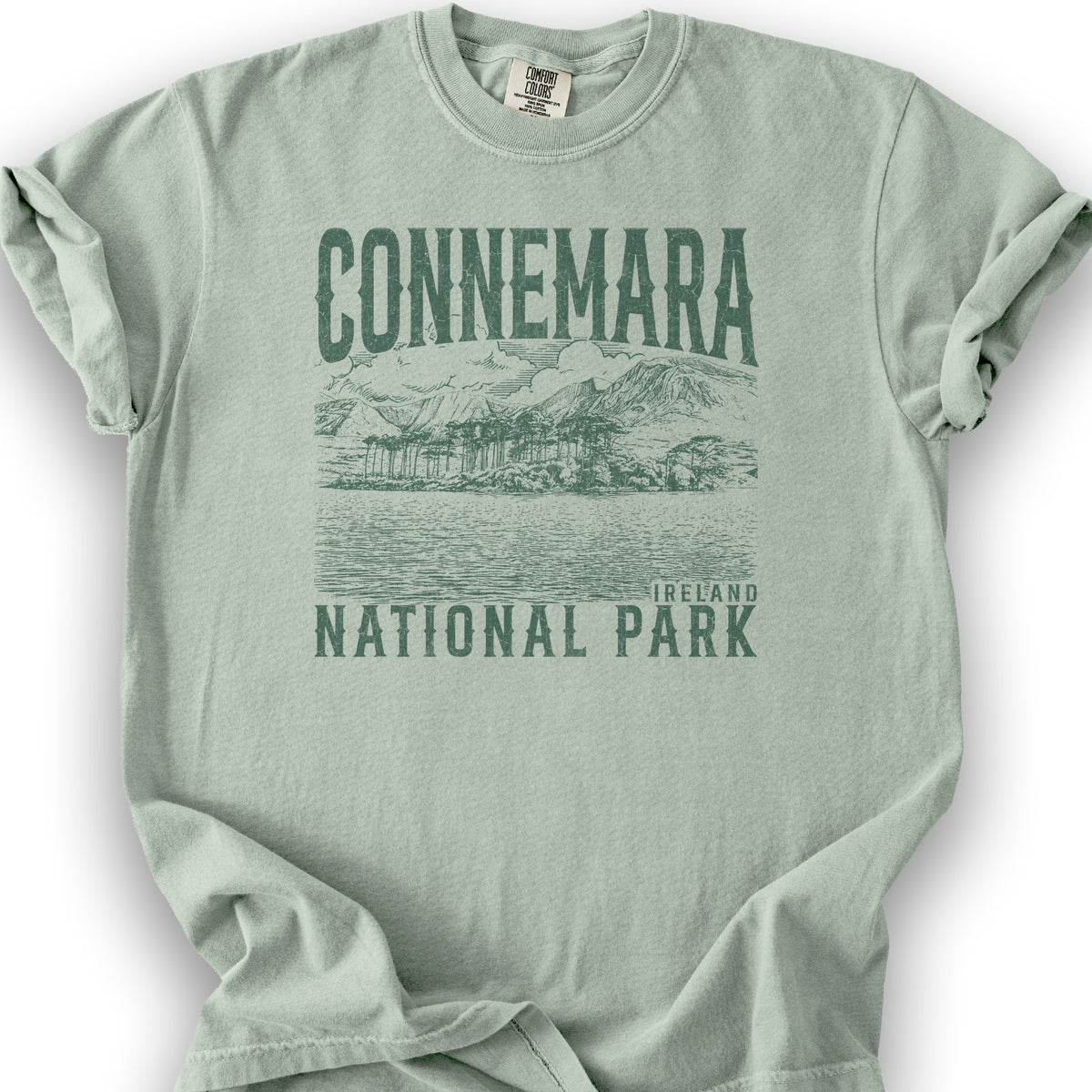 Connemara Ireland Sketch T-Shirt - Bay