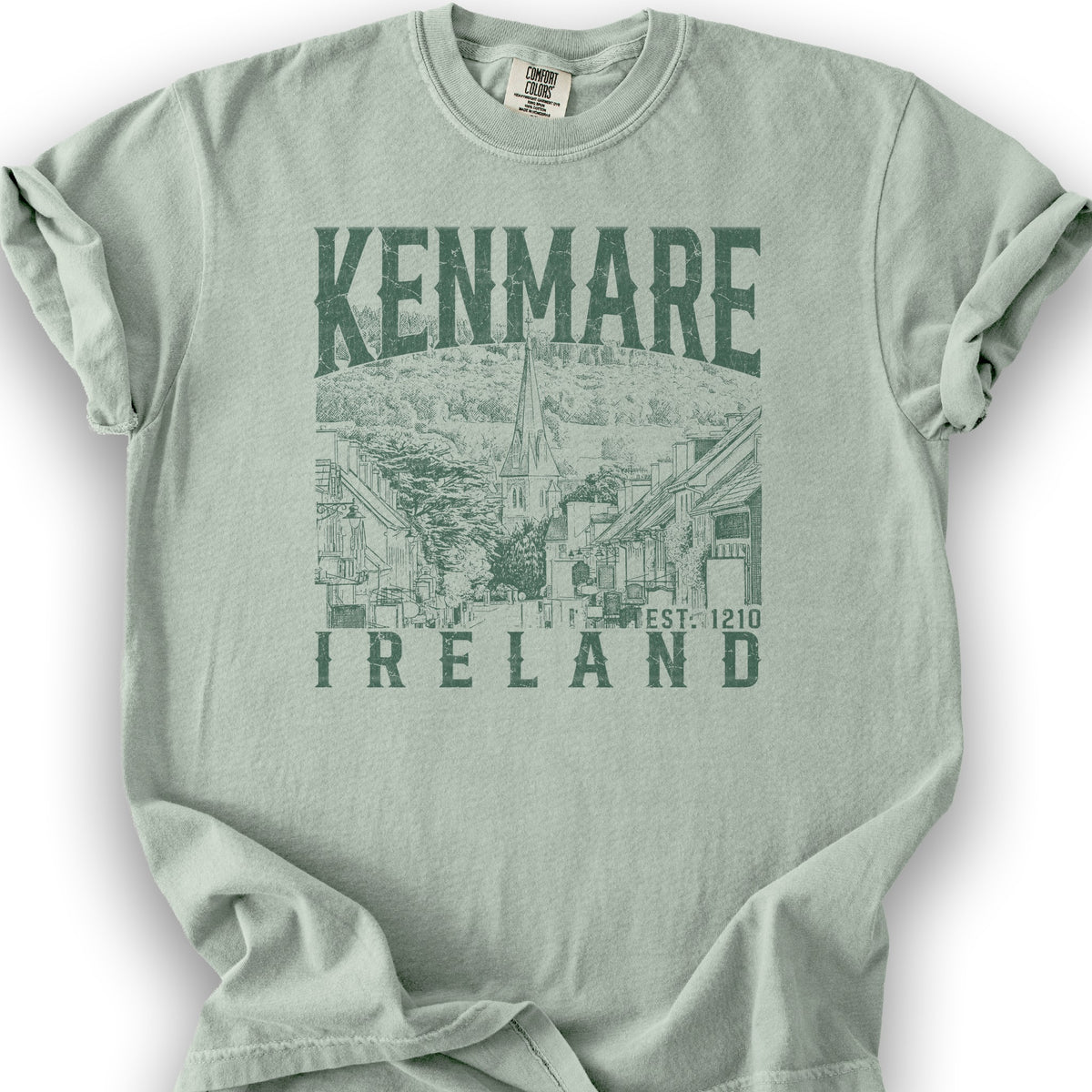Kenmare Ireland Sketch T-Shirt - Bay