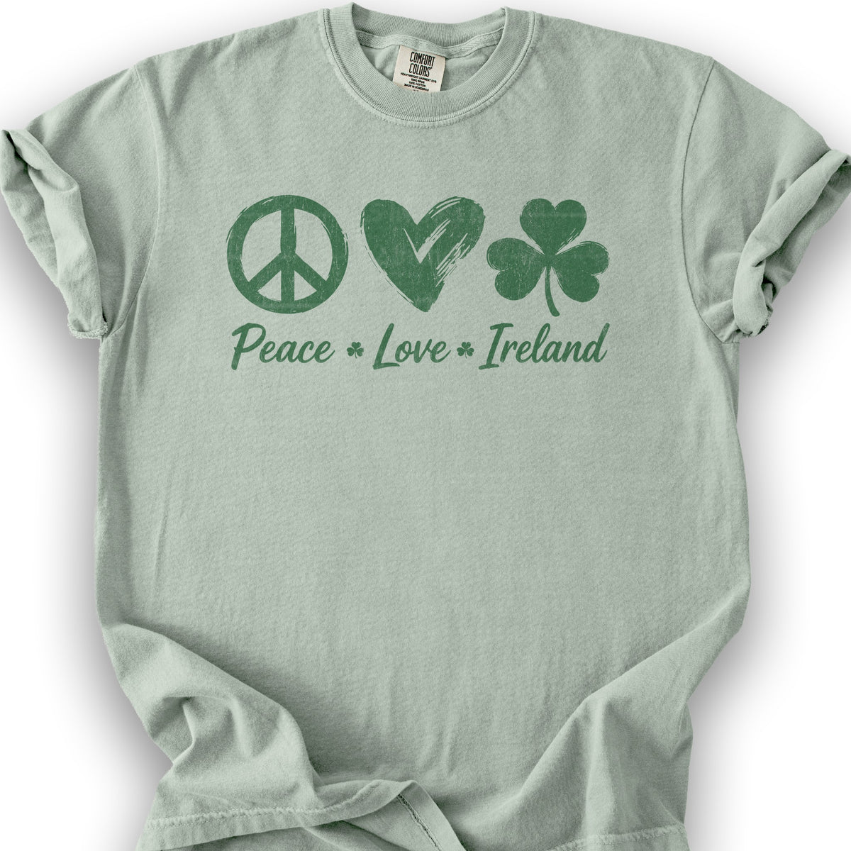 Peace Love Ireland T-Shirt - Bay