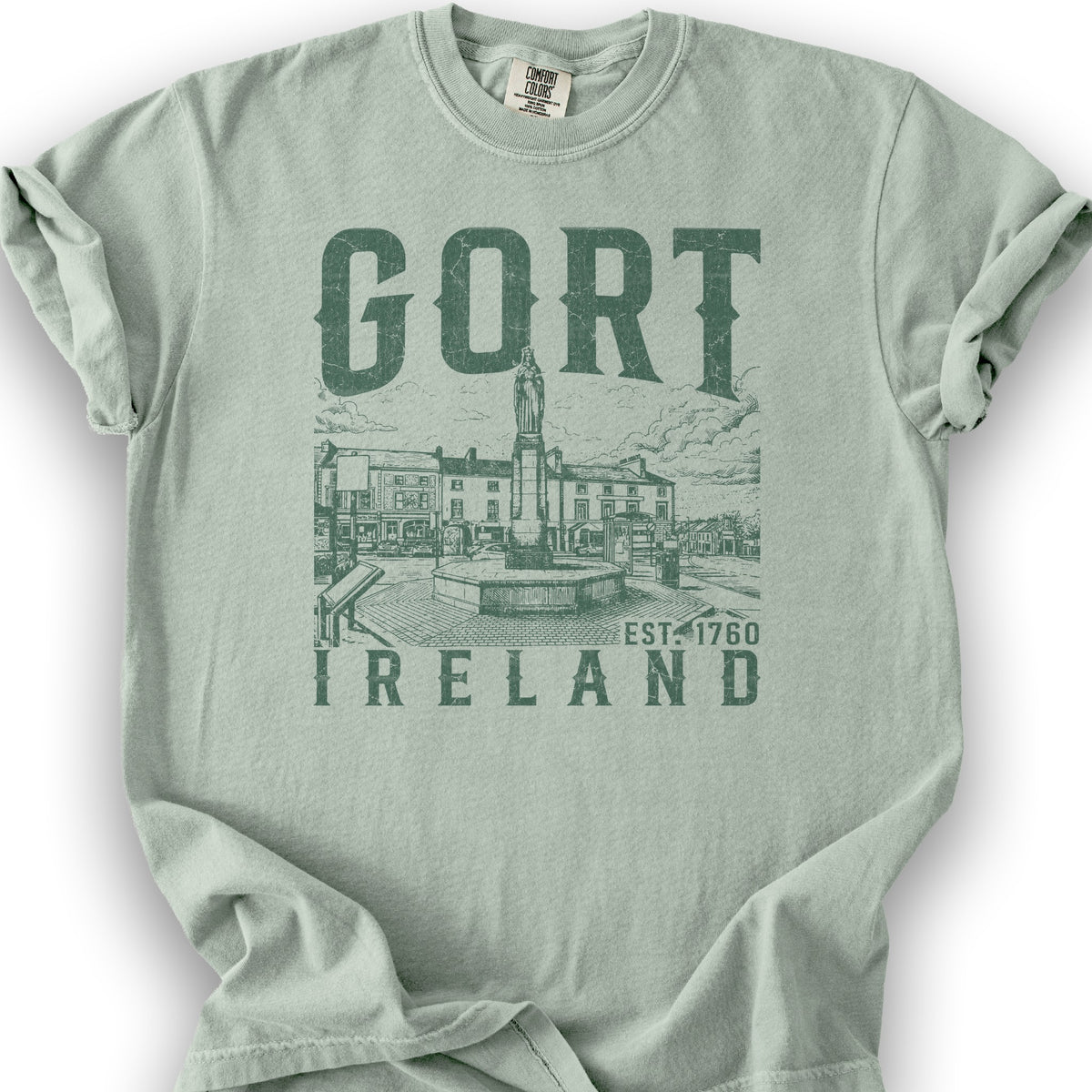 Gort Ireland Sketch T-Shirt - Bay
