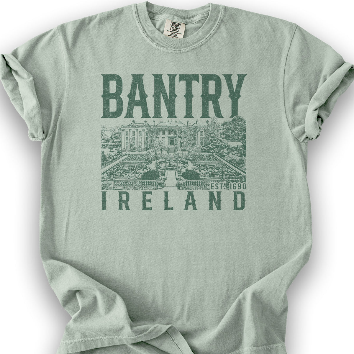Bantry Ireland Sketch T-Shirt - Bay