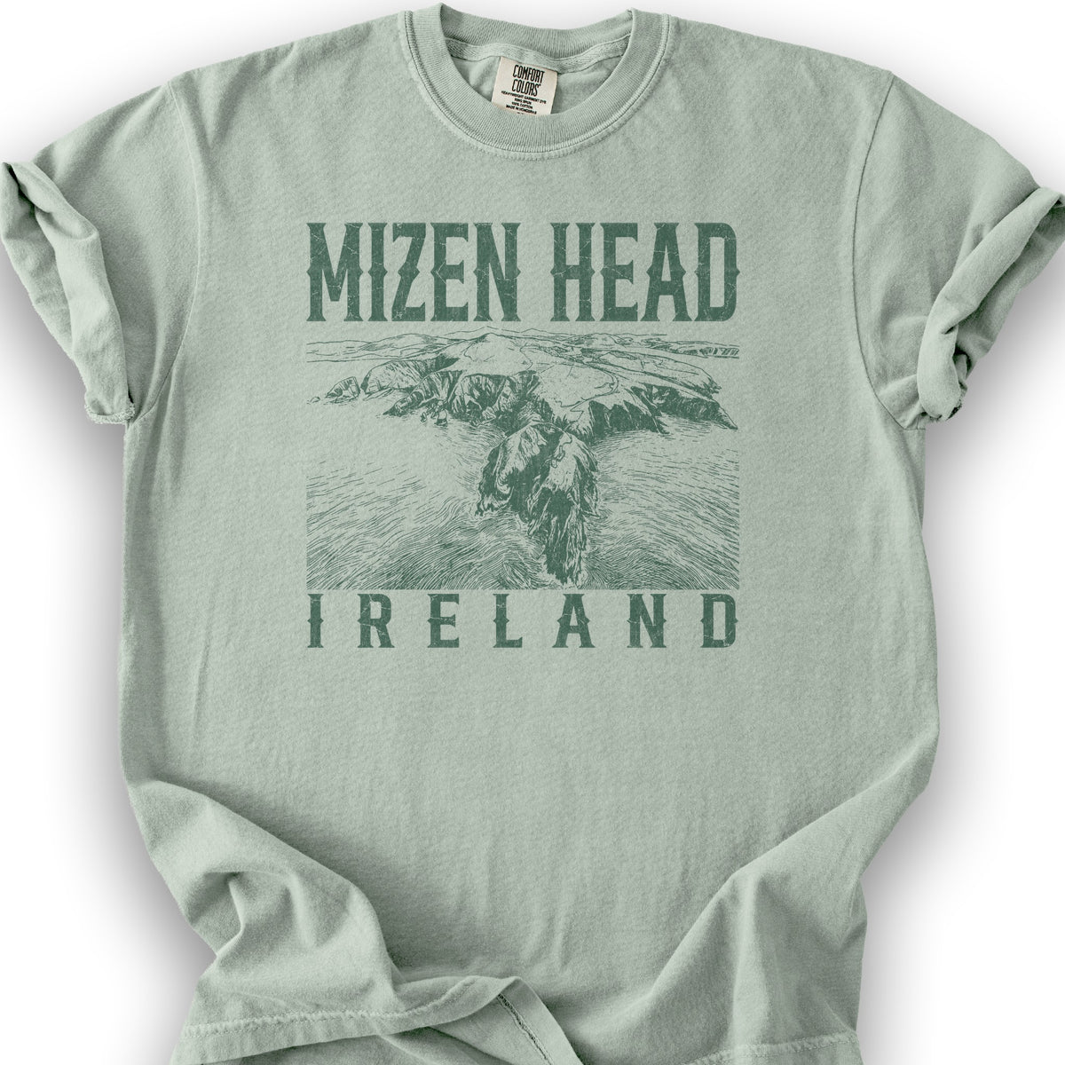 Mizen Head Ireland Sketch T-Shirt - Bay