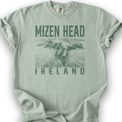 Mizen Head Ireland Sketch T-Shirt - Bay