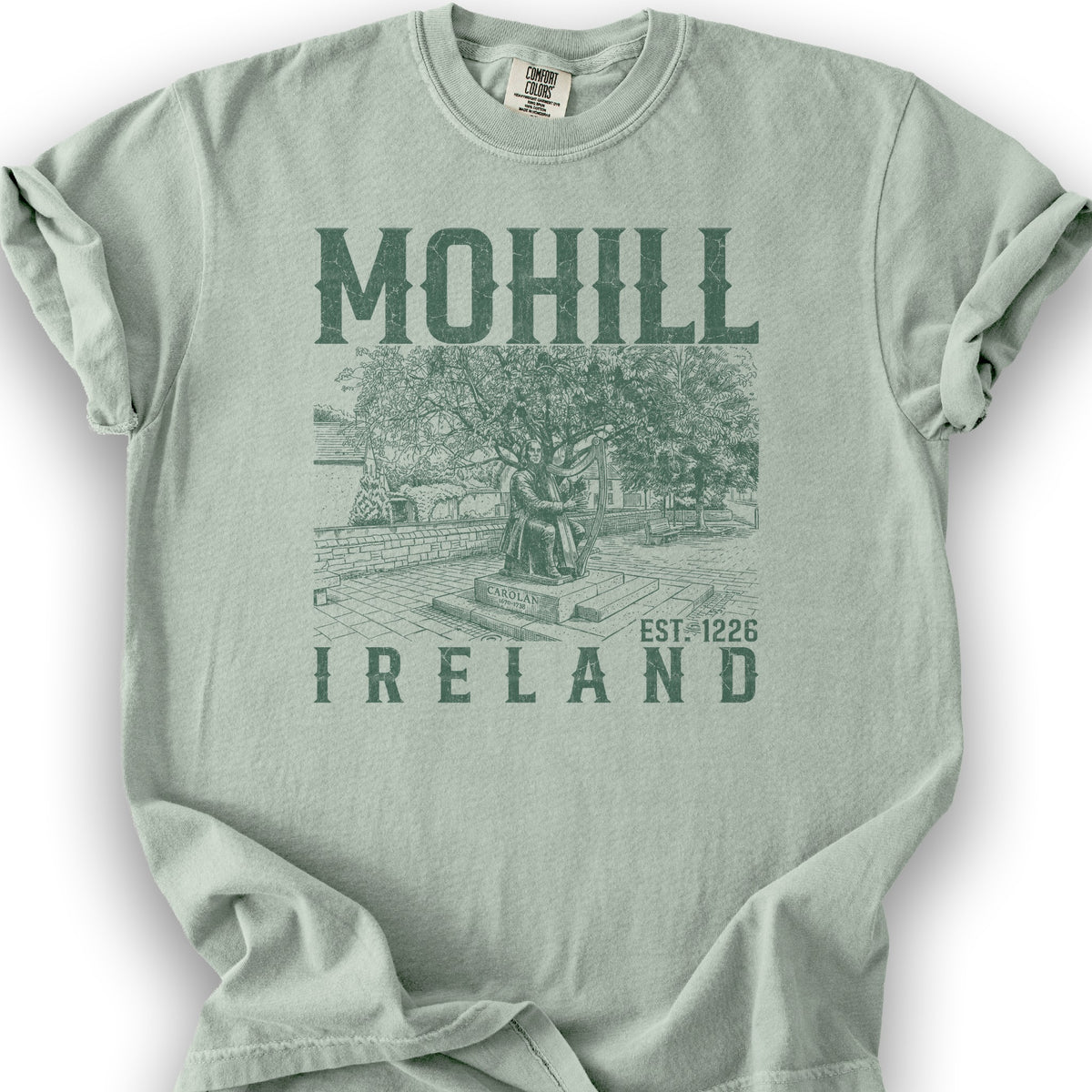 Mohill Ireland Sketch T-Shirt - Bay