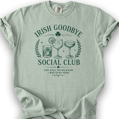 Irish Goodbye Club T-Shirt - Bay