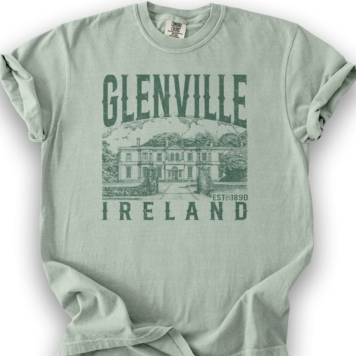Glenville Ireland Sketch T-Shirt - Bay