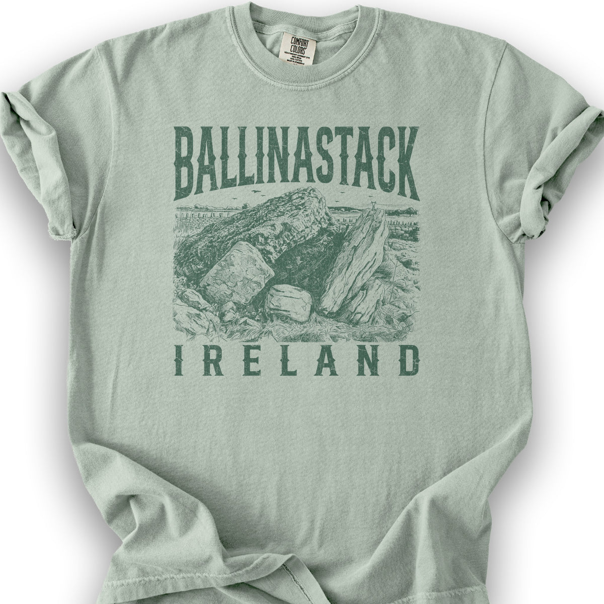 Ballinastack Ireland Sketch T-Shirt - Bay