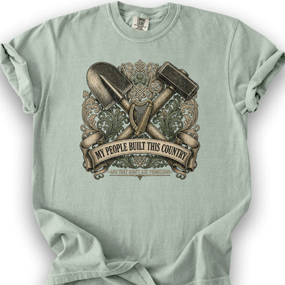 Irish Built T-Shirt - Bay