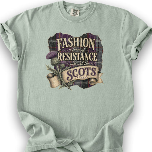 Fashion Resistance Scottish T-Shirt - Bay