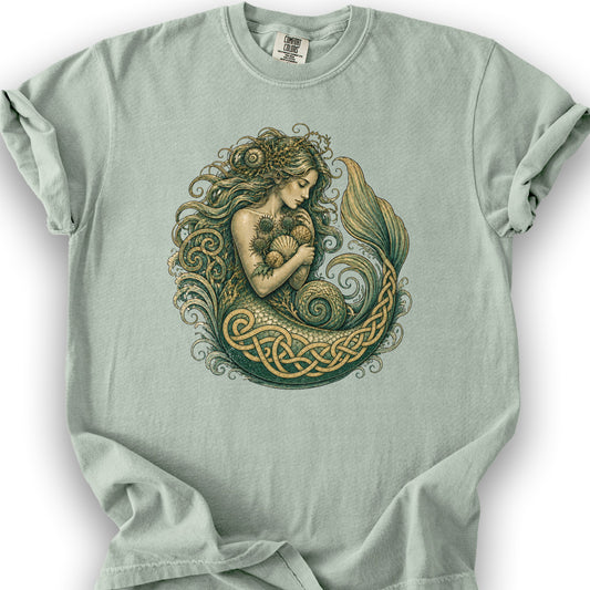 Celtic Mermaid T-Shirt - Bay