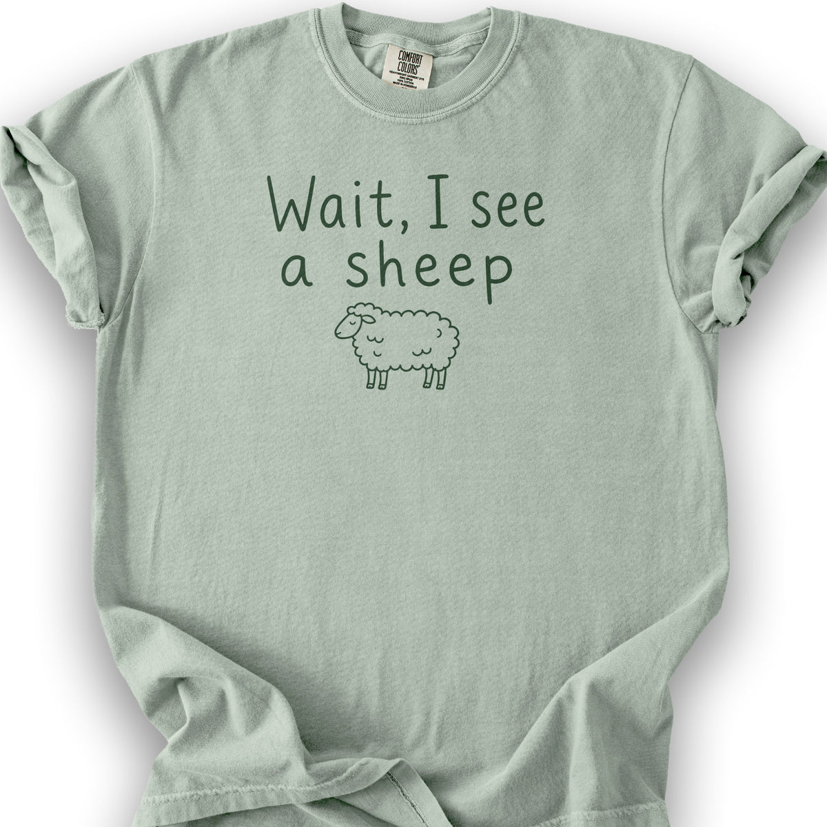Wait I See A Sheep T-Shirt - Bay