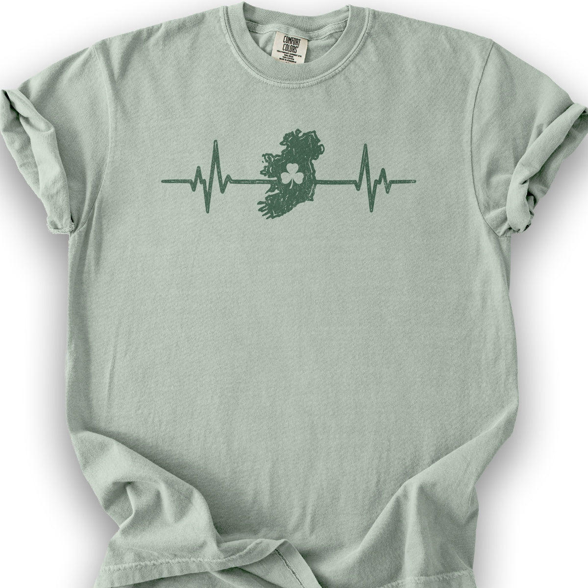 Ireland Heartbeat T-Shirt - Bay
