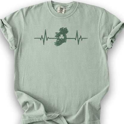 Ireland Heartbeat T-Shirt - Bay