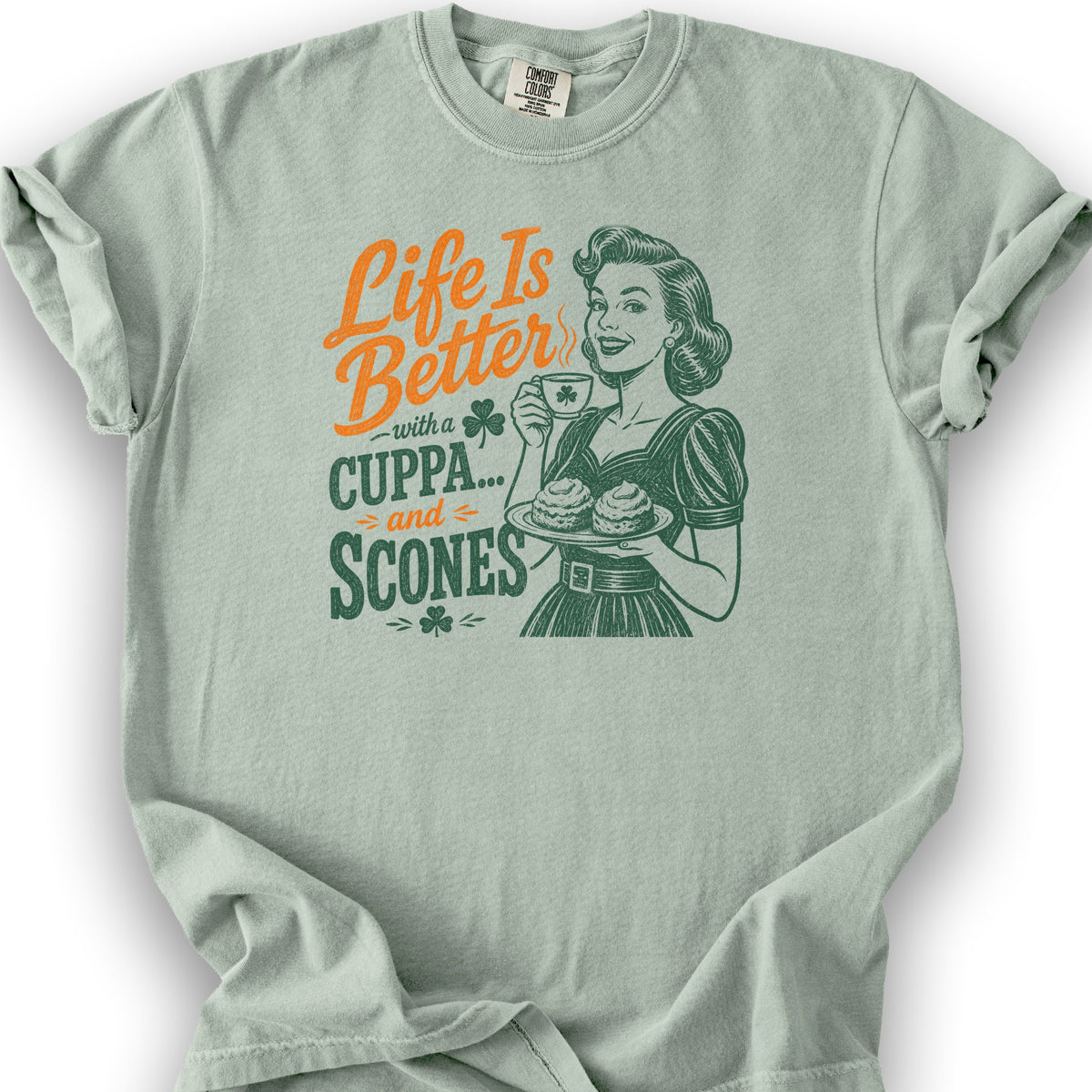 Cuppa Scones T-Shirt - Bay