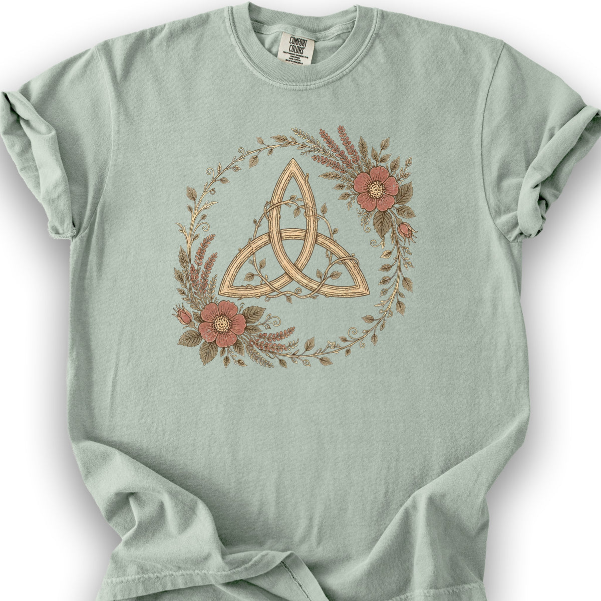 Trinity Garden Wreath T-Shirt - Bay