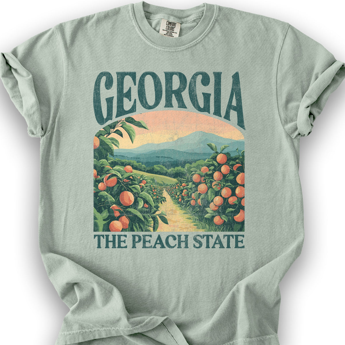 Georgia The Peach State "Big and Bold" T-Shirt - Bay