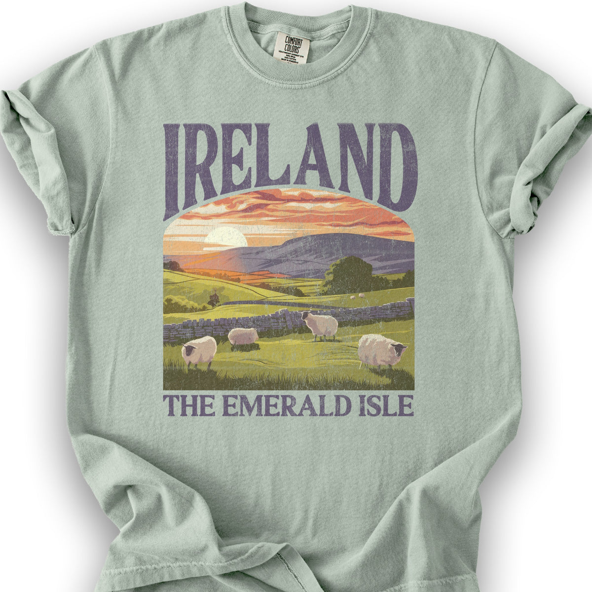 Ireland The Emerald Isle "Big and Bold" T-Shirt - Bay