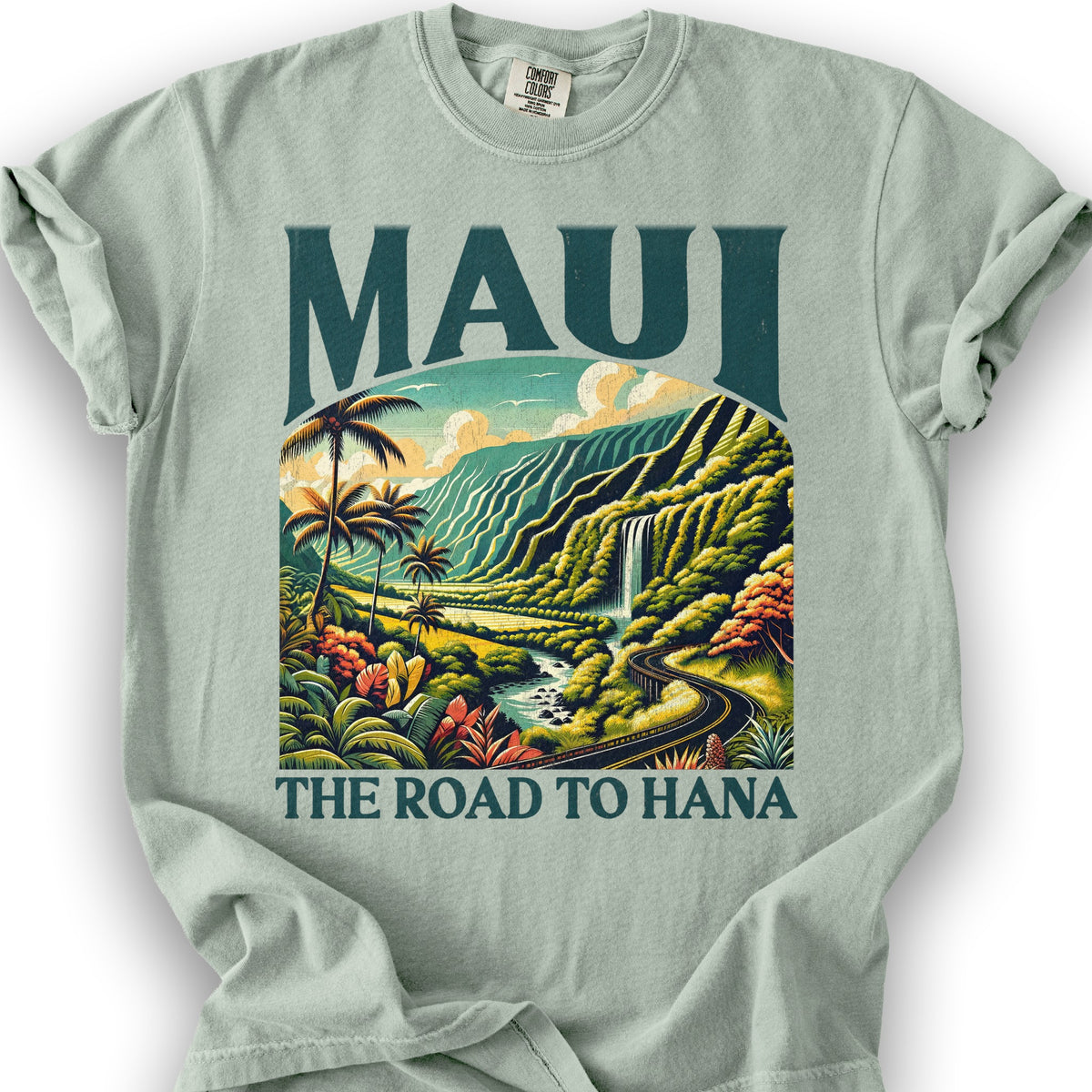 Maui The Road to Hana "Big and Bold" T-Shirt - Bay