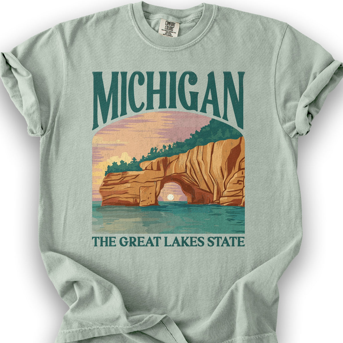Michigan "Big and Bold" State T-Shirt - Bay