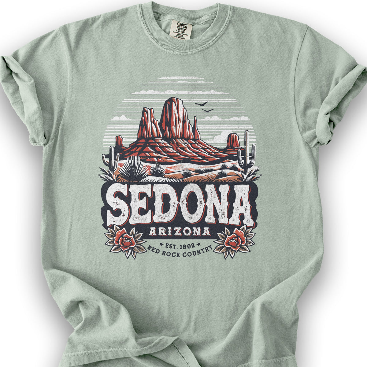 Sedona Arizona "Red Rock Country" T-Shirt - Bay